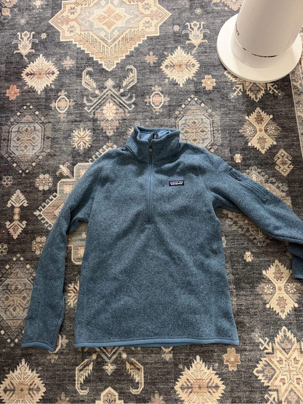 Patagonia Women's Slate Blue Half-Zip Fleece Pullover